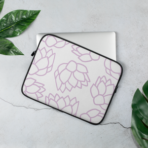 Pink Pastel Flowers | Laptop Sleeve