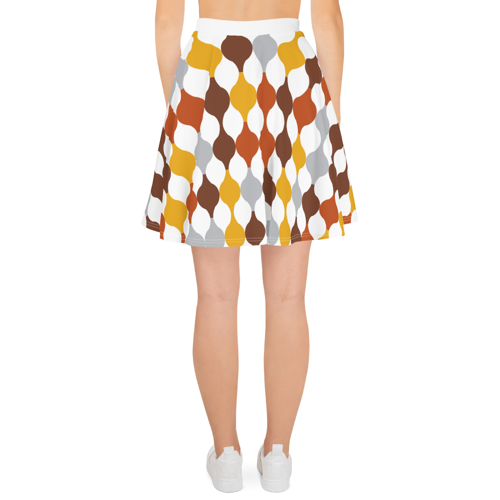 Arabic Warm Ornament | Skater Skirt