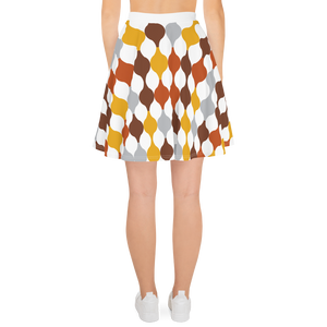 Arabic Warm Ornament | Skater Skirt