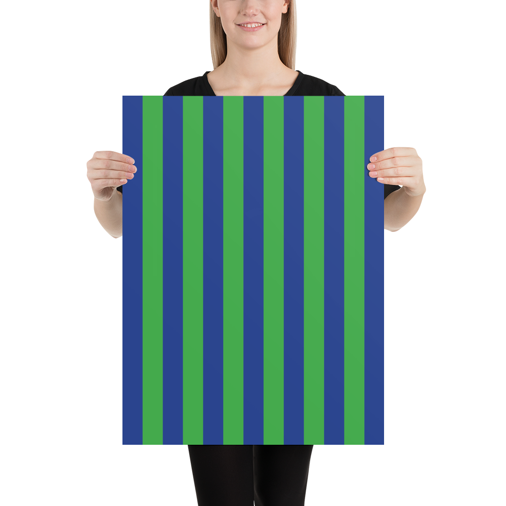 Green and Blue | Poster