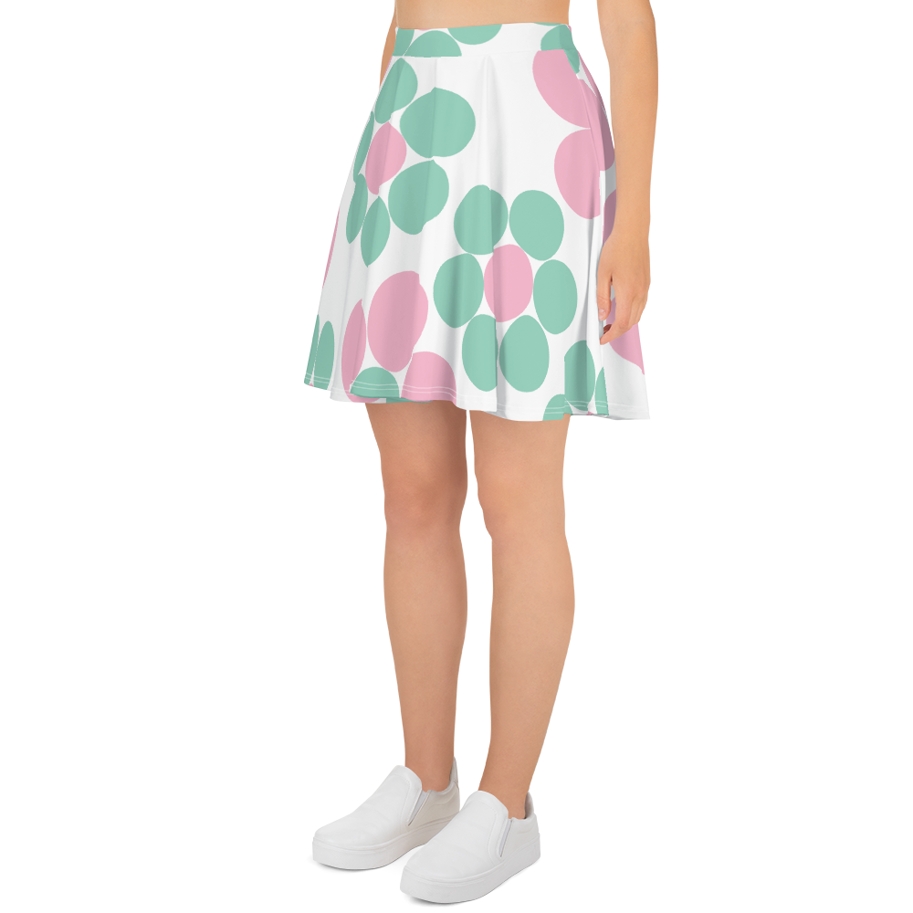 Happy Pastel Flowers | Skater Skirt