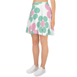 Happy Pastel Flowers | Skater Skirt