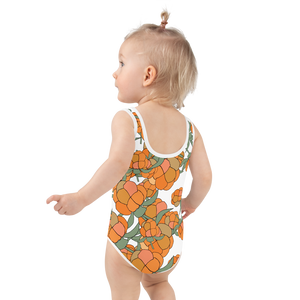 Lakka Ornament Black | Kids Swimsuit