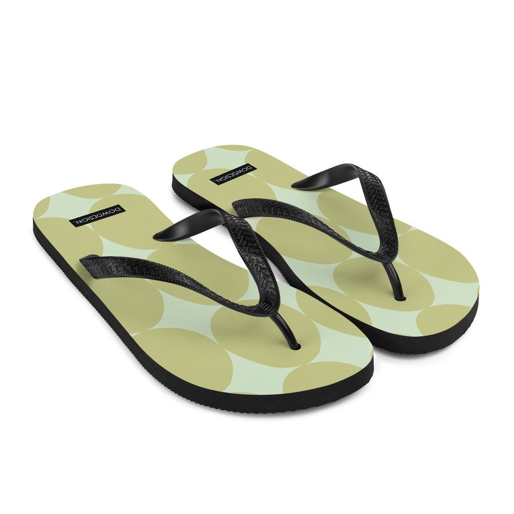 Easter Pattern Olive | Flip-Flops