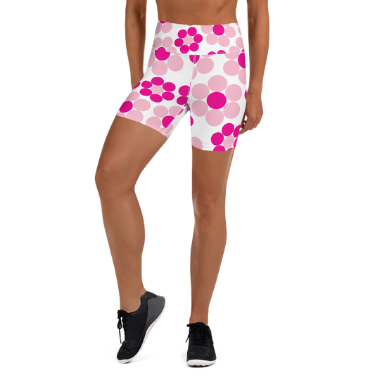 Happy Flowers Ornament | Yoga Shorts