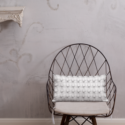 Ornament Graphic Flowers | Pillow