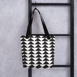 Black and White Triangles | Tote Bag