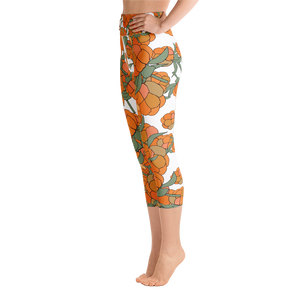 Lakka Ornament Black | Yoga Capri Leggings