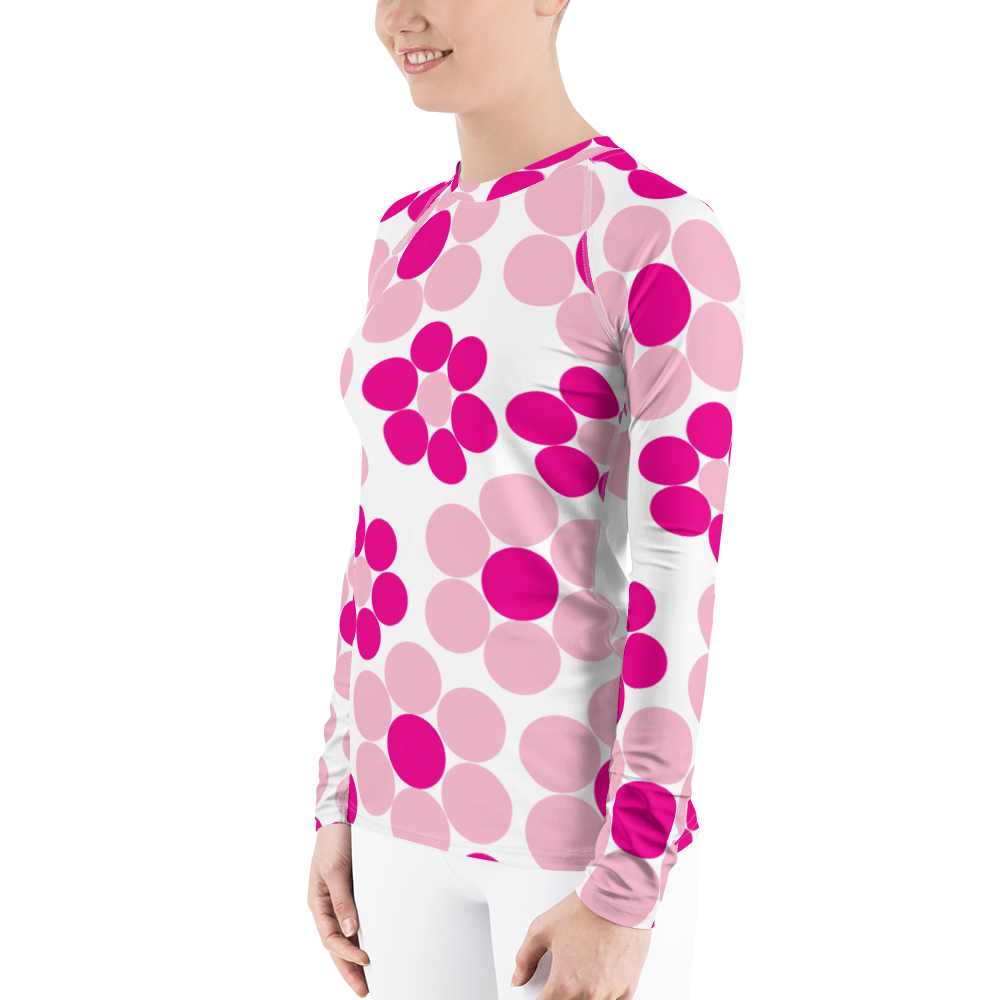Happy Flowers Ornament | Women's Rash Guard