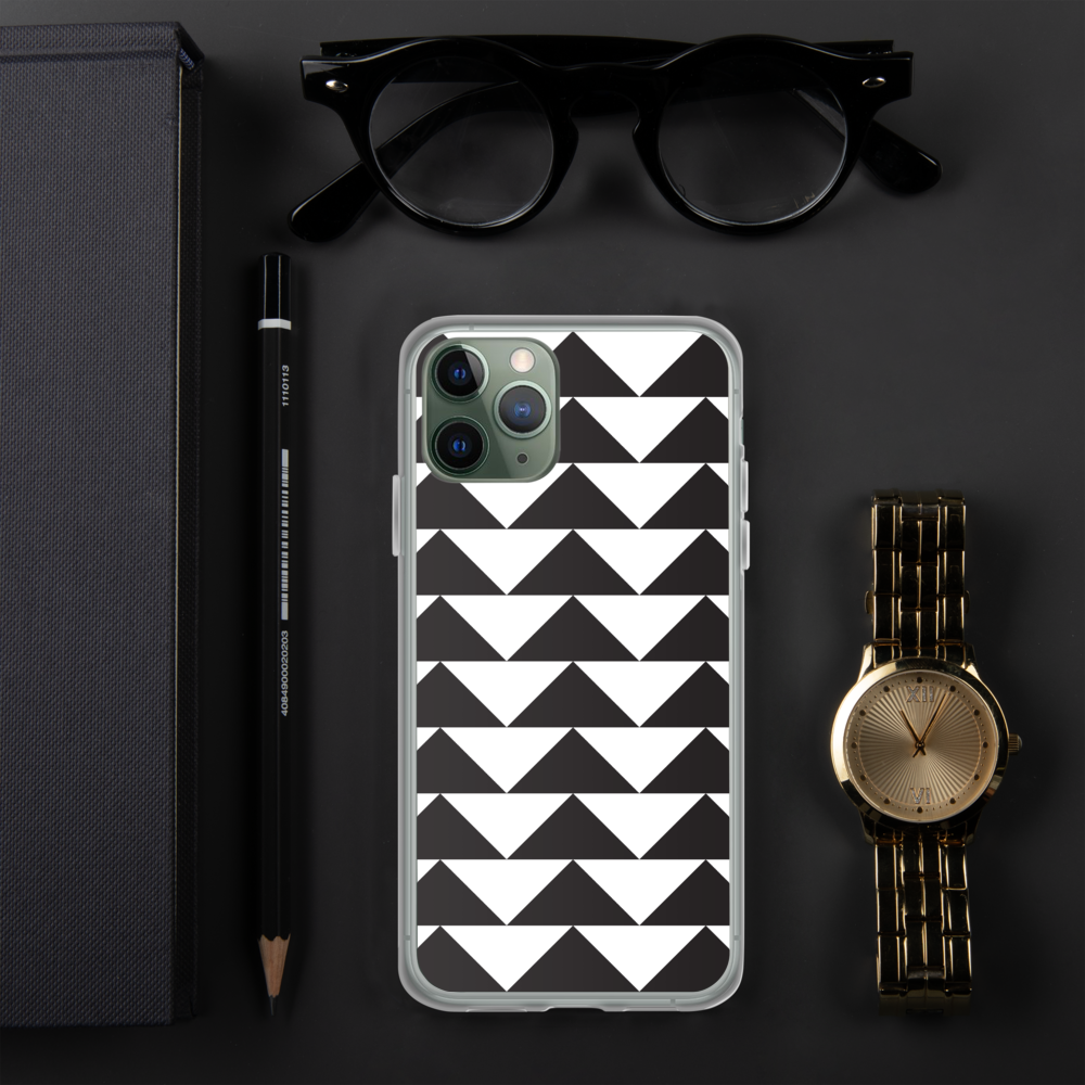 Black and White Triangles | iPhone Case