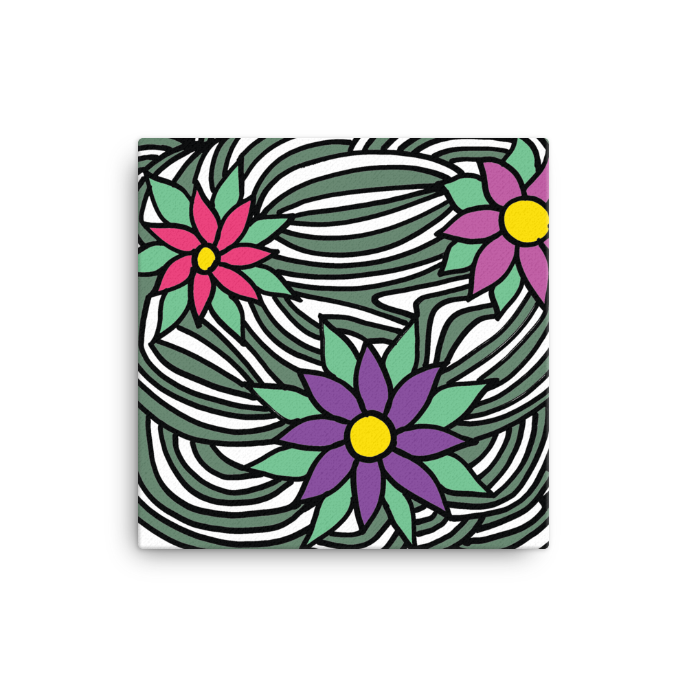 Flower Ornament | Canvas