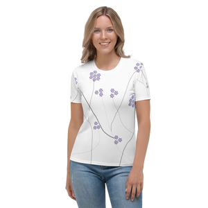 Purple Small Flowers | Women's T-Shirt