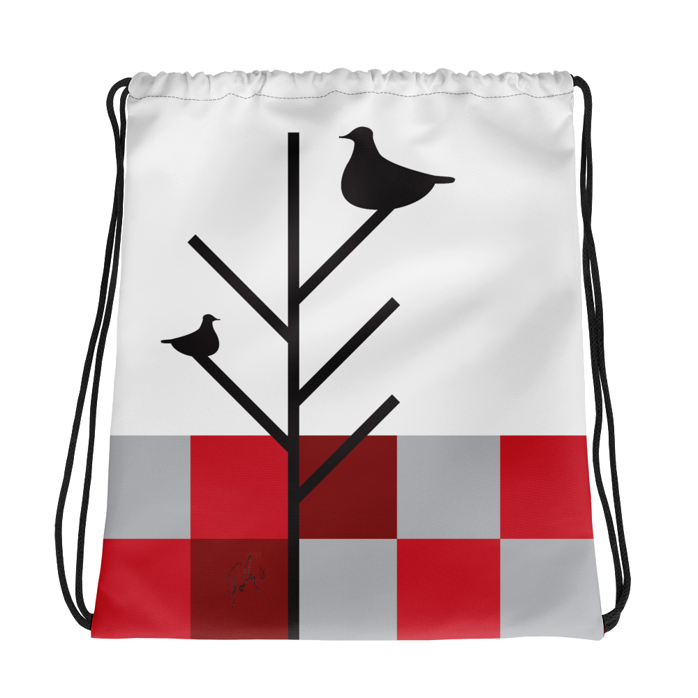 Christmas Birds | Drawstring Bag