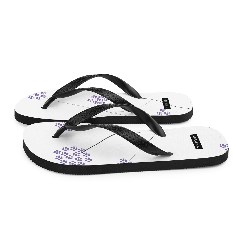 Purple Small Flowers | Flip-Flops