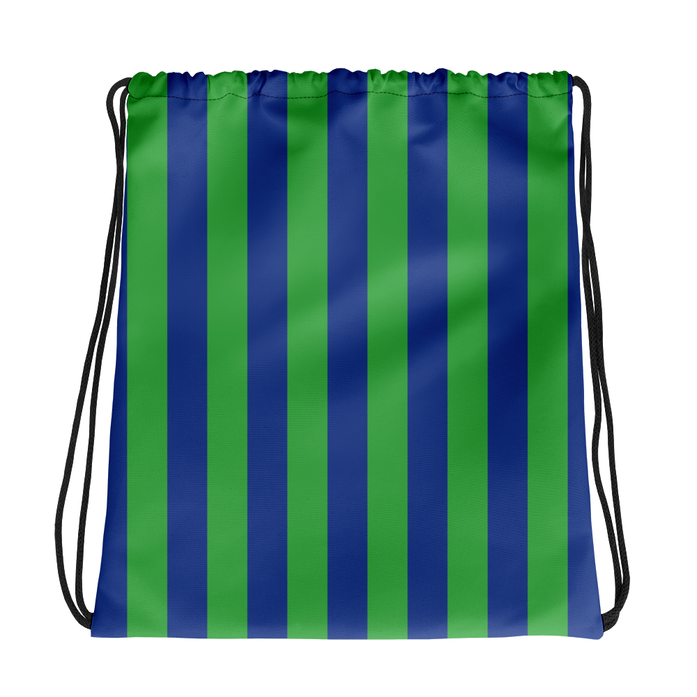Green and Blue | Drawstring Bag