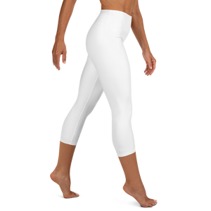 Happy Pastel Flowers | Yoga Capri Leggings