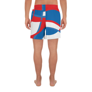 Red, White and Blue | Men's Athletic Long Shorts