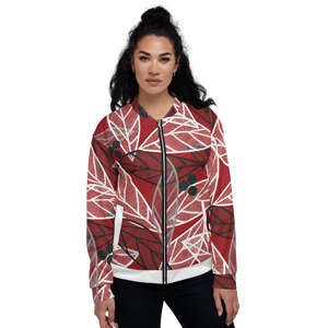 Christmas Leaves | Bomber Jacket