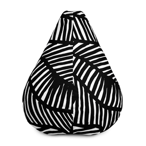 Black and White Ornament | Bean Bag Chair