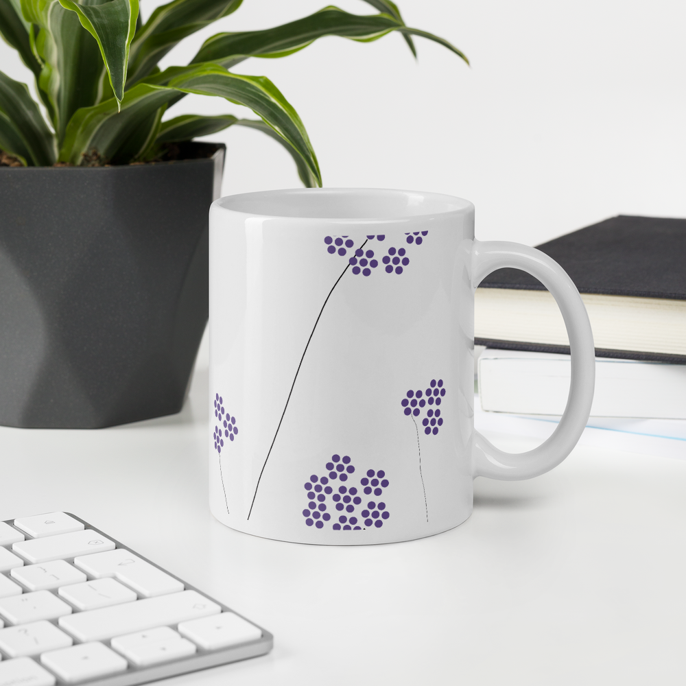 Purple Small Flowers | Mug