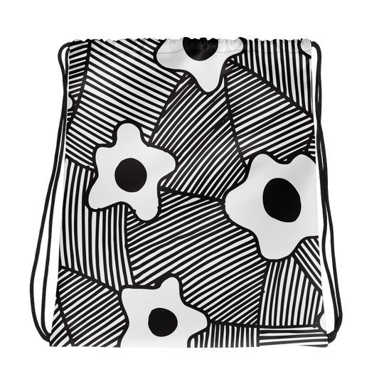 Black Ornament | Drawstring Bag