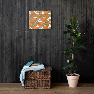 Lakka Ornament Black | Canvas