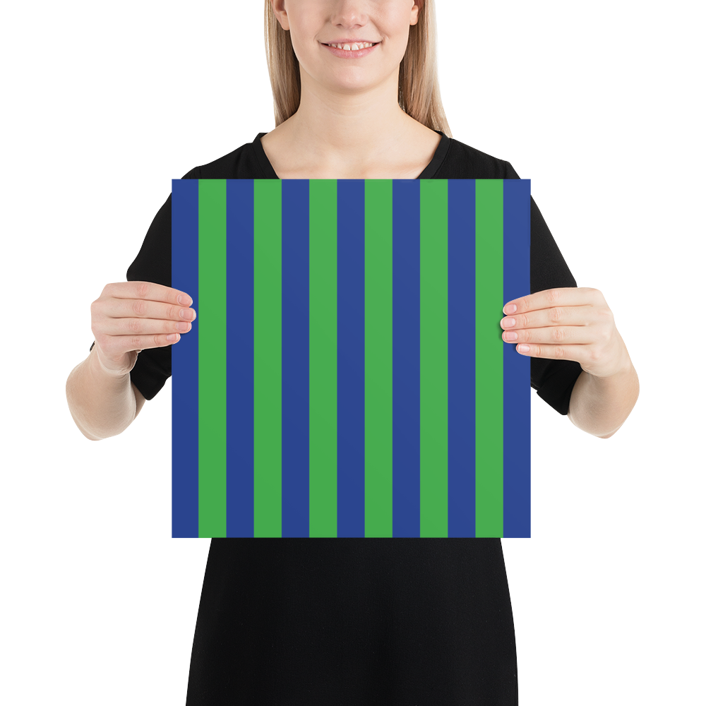 Green and Blue | Poster