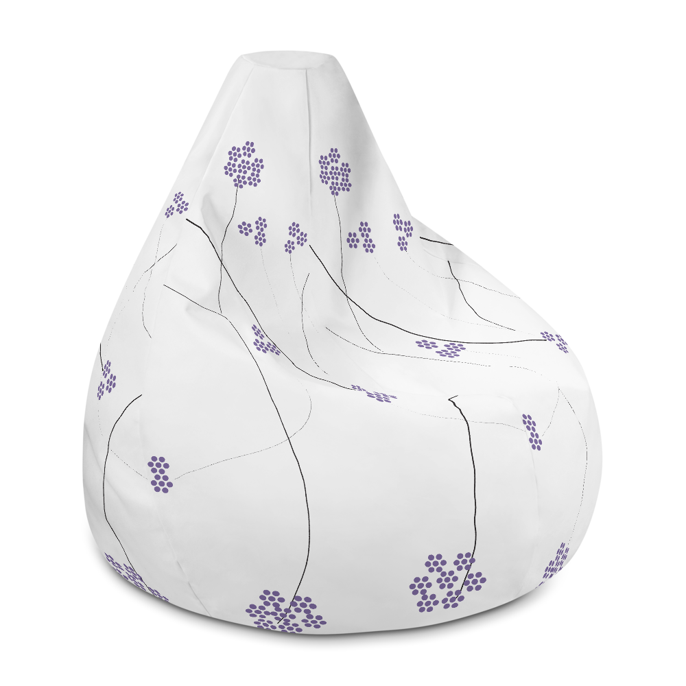 Purple Small Flowers | Bean Bag Chair