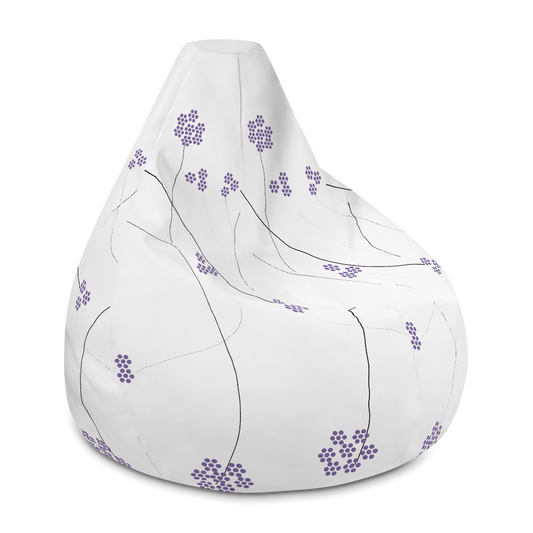 Purple Small Flowers | Bean Bag Chair