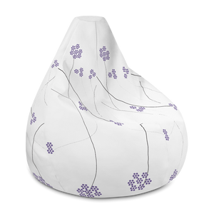 Purple Small Flowers | Bean Bag Chair