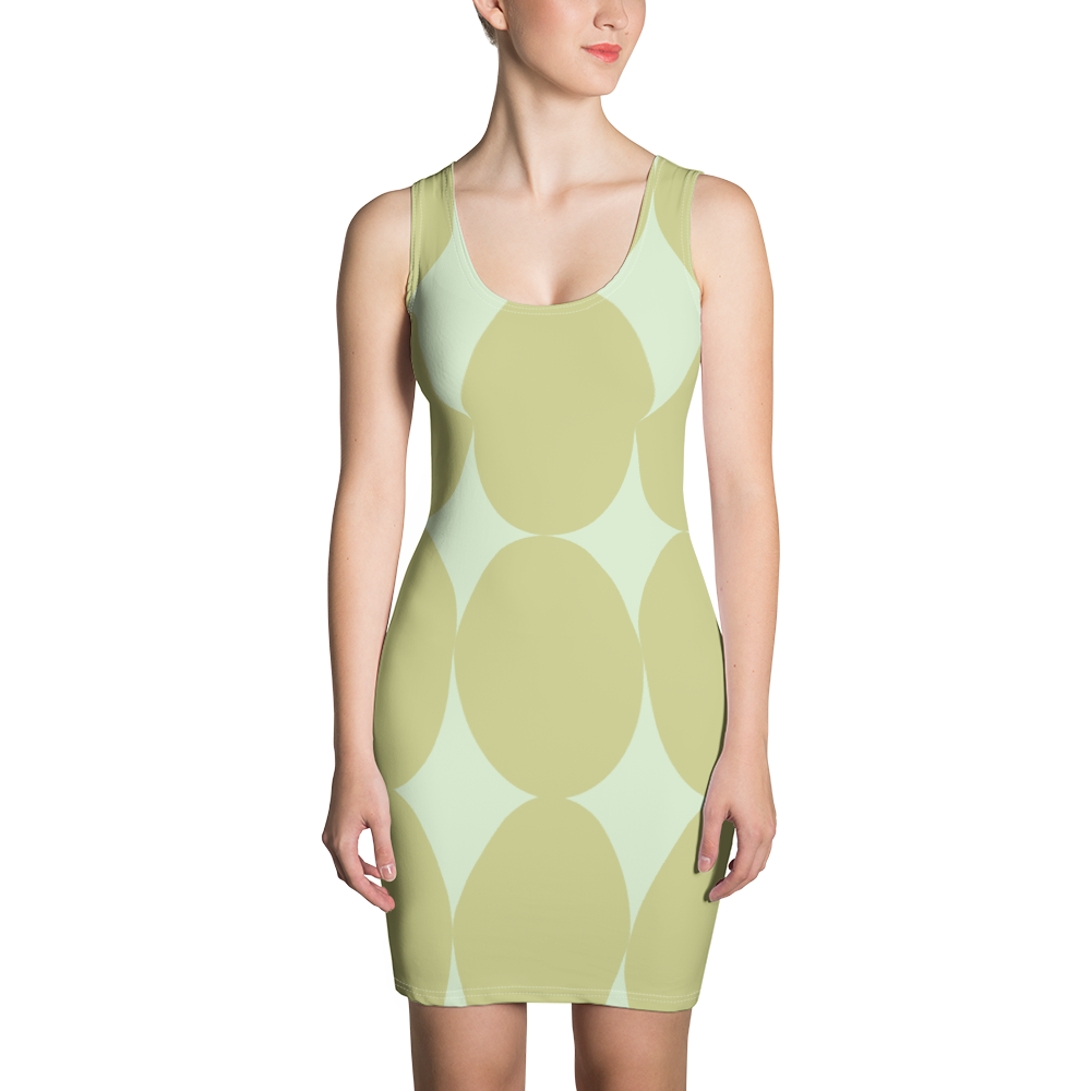 Easter Pattern Olive | Dress