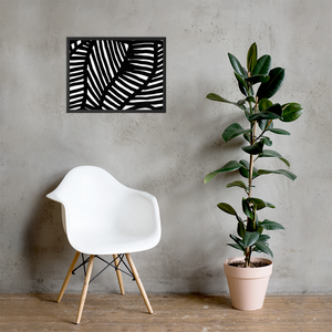 Black and White Ornament | Framed Poster