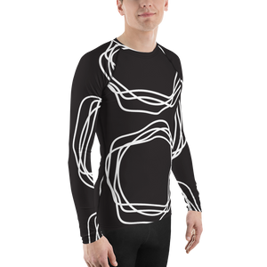 White Flowers | Men's Rash Guard