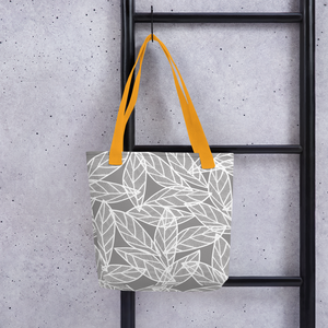 Messy White Leaves | Tote Bag