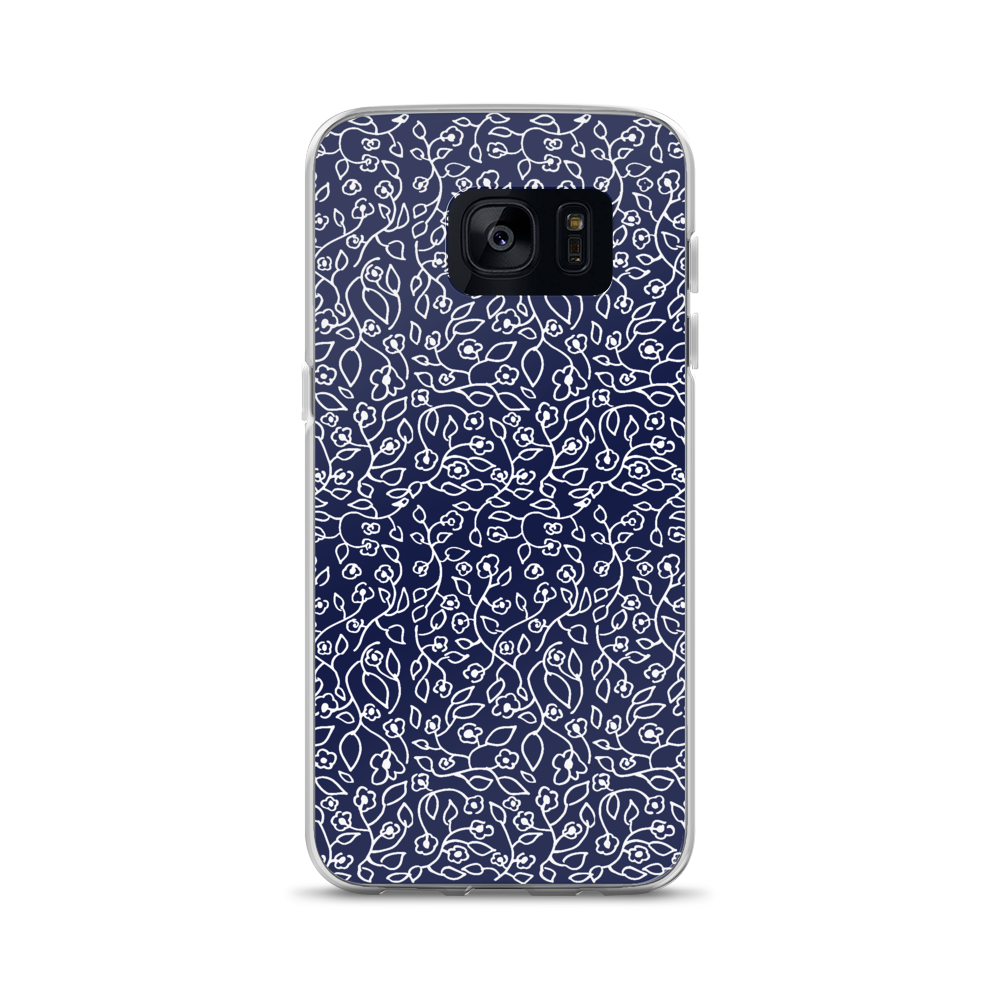 White Small Flowers | Samsung Case