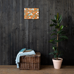 Lakka Ornament Black | Canvas