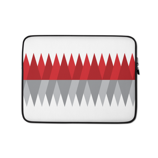 Red Gray Christmas | Laptop Sleeve