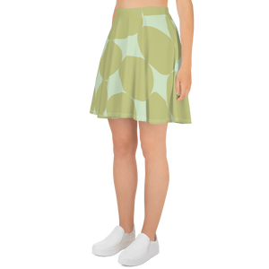 Easter Pattern Olive | Skater Skirt