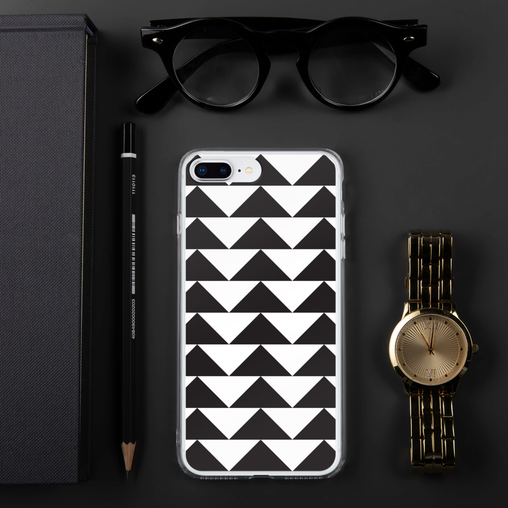 Black and White Triangles | iPhone Case