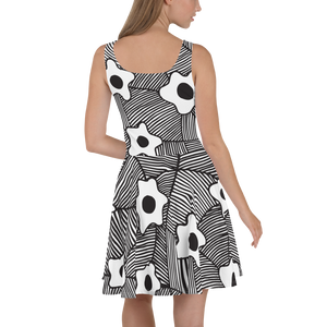 Black Ornament | Skater Dress