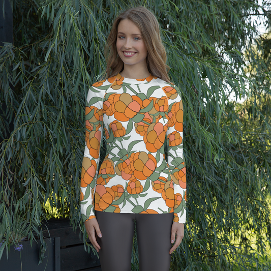 Lakka Ornament Black | Women's Rash Guard