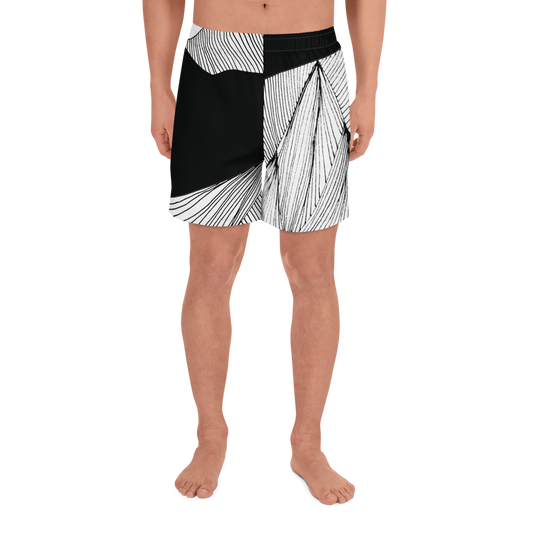 Black and White Day | Men's Athletic Long Shorts