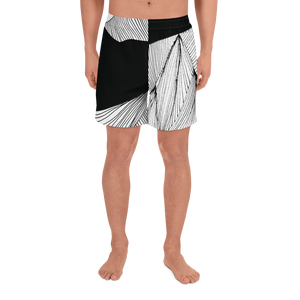 Black and White Day | Men's Athletic Long Shorts