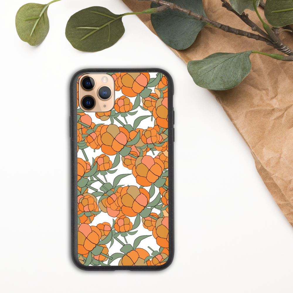 Lakka Ornament Black | Biodegradable Phone Case