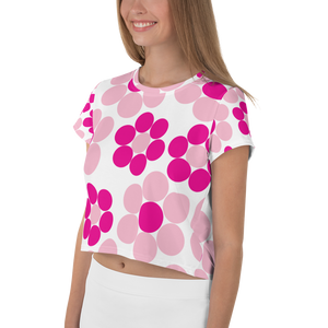 Happy Flowers Ornament | Crop Tee