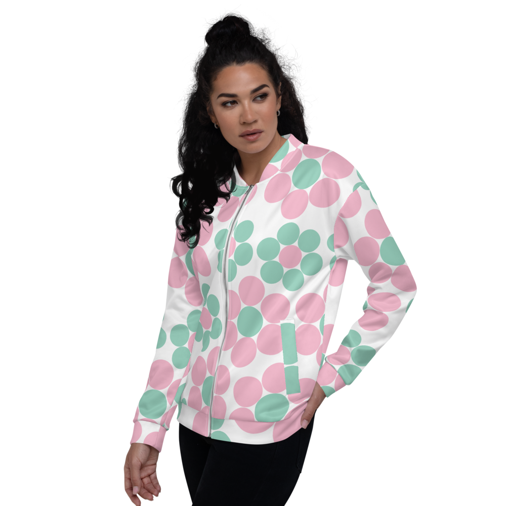 Happy Pastel Flowers | Bomber Jacket