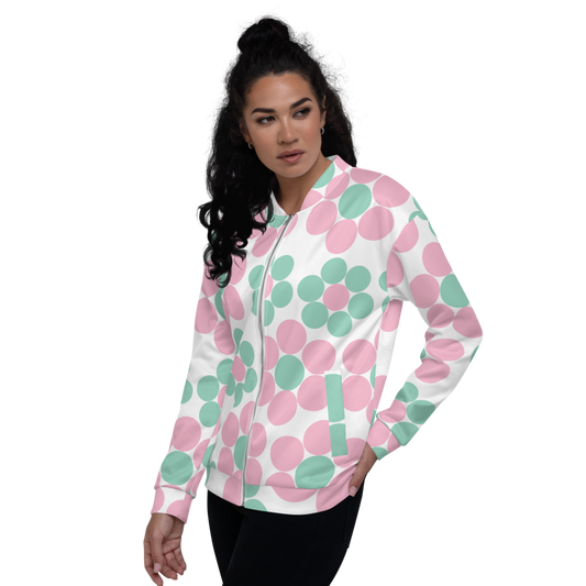 Happy Pastel Flowers | Bomber Jacket