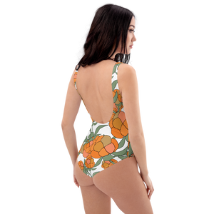 Lakka Ornament Black | One-Piece Swimsuit