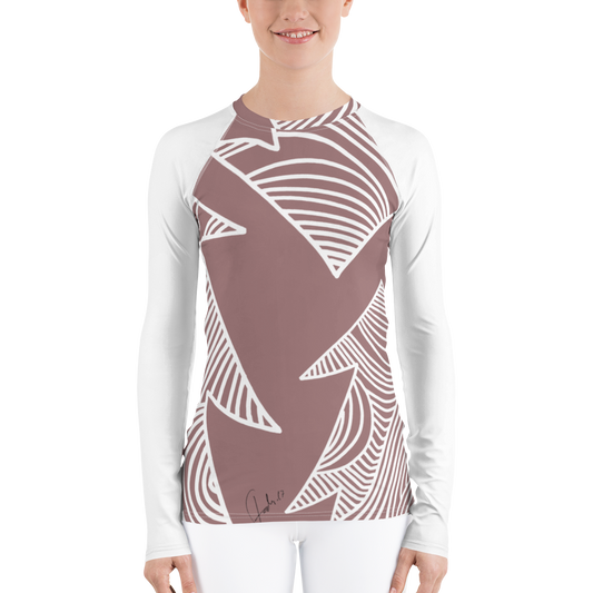 Christmas Pastel Ornament | Women's Rash Guard