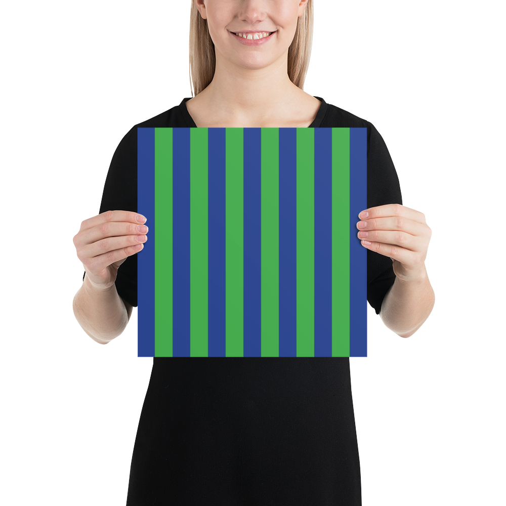 Green and Blue | Poster